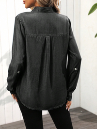 Lyocell Denim Shirt view 8
