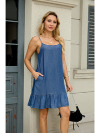 Thin-Strap Slip Dress view 7